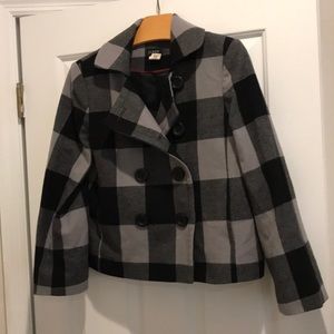 J.Crew Buffalo Plaid Jacket!! Fully lined!!
